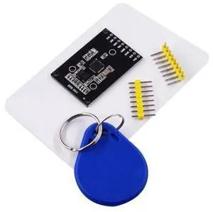RC522 Mini RFID RF IC Card Induction Module SPI Non-Contact Reader Card Module 13.56MHZ with an IC Card RC522 Mini RFID RF IC Card Induction Module SPI Non-Contact Reader Card Module 13.56MHZ with an IC Card