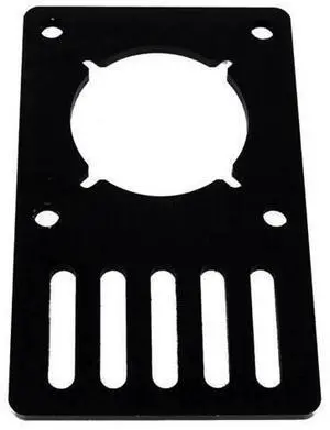 funssor 1pcs Black Anodized Aluminum Motor Mount Plate NEMA 23 Stepper Motor for openbuilds builds parts funssor 1pcs Black Anodized Aluminum Motor Mount Plate NEMA 23 Stepper Motor for openbuilds builds parts