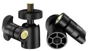 Universal 360 Mini ABS Ball Head Tripod Monopod Mount for DSLR Camera Universal 360 Mini ABS Ball Head Tripod Monopod Mount for DSLR Camera