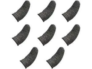 Finger Sleeves For Gaming Mobile Game Contact Screen Finger Cot Smooth Thin Anti-Sweat For PUBG Mobile Games(8 Pcs) Finger Sleeves For Gaming Mobile Game Contact Screen Finger Cot Smooth Thin Anti-Sweat For PUBG Mobile Games(8 Pcs)