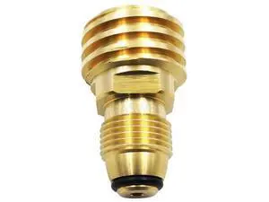 Adaptador de Gas propano que convierte Válvula de servicio de tanque poll LP a QCC1/Type1- Old t C5B7 Adaptador de Gas propano que convierte Válvula de servicio de tanque poll LP a QCC1/Type1- Old t C5B7