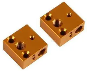 CREALITY 3D Printer Parts 2Pcs/Lot Heated Heating Block For Ender-3/Ender-3 Pro/Ender-3 V2/Ender-5/CR-10 Series Printer CREALITY 3D Printer Parts 2Pcs/Lot Heated Heating Block For Ender-3/Ender-3 Pro/Ender-3 V2/Ender-5/CR-10 Series Printer