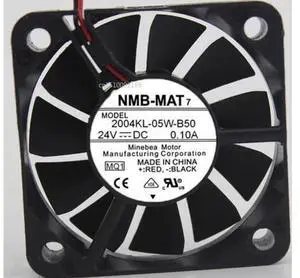 Para NMB-MAT 2004KL-05W-B50 MQ1 24V DC 0.10A 50X50X10mm servidor ventilador Para NMB-MAT 2004KL-05W-B50 MQ1 24V DC 0.10A 50X50X10mm servidor ventilador