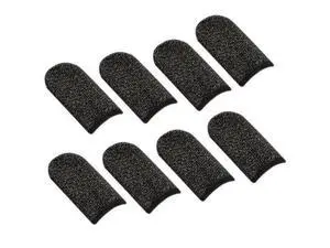 Professional Gaming Finger Cot 18-Pin Black Black Border Copper Fiber Anti-Sweat and Non-Slip Competitive Version 8Pcs Professional Gaming Finger Cot 18-Pin Black Black Border Copper Fiber Anti-Sweat and Non-Slip Competitive Version 8Pcs