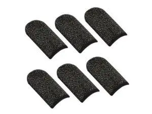 Professional Gaming Finger Cots 18-Pin Black Black Edge Copper Fiber Anti-Sweat and Non-Slip Competitive Edition 6Pcs Professional Gaming Finger Cots 18-Pin Black Black Edge Copper Fiber Anti-Sweat and Non-Slip Competitive Edition 6Pcs