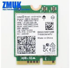 Int AX201NGW WiFi For Lenovo V14 V15 E14 E15 Yoga S740 S340 S540 ideapad 3 Flex 5 Series,P/N 01AX798 SW10M73288 Int AX201NGW WiFi For Lenovo V14 V15 E14 E15 Yoga S740 S340 S540 ideapad 3 Flex 5 Series,P/N 01AX798 SW10M73288