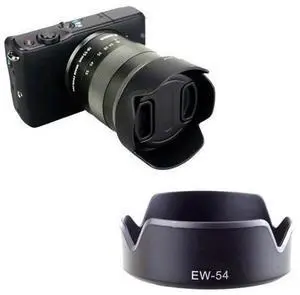 Lightweight EW-54 Camera Lens Hood for Canon EOS M EF-M 18.55mm f/3.5-5.6 IS STM Lightweight EW-54 Camera Lens Hood for Canon EOS M EF-M 18.55mm f/3.5-5.6 IS STM