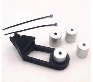 Funssor CR-10/ cr10S 3d printer solid spacer/ with y axis wire retrain CR-10 aluminum Solid Bed Mount Strain relief bracket Funssor CR-10/ cr10S 3d printer solid spacer/ with y axis wire retrain CR-10 aluminum Solid Bed Mount Strain relief bracket