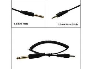 Adaptateur Audio stéréo plaqué or, 1 pièce, Jack mâle 6.35mm 1/4 "à prise mâle 3.5mm, 3 pôles, convertisseur, câble extensible Adaptateur Audio stéréo plaqué or, 1 pièce, Jack mâle 6.35mm 1/4 "à prise mâle 3.5mm, 3 pôles, convertisseur, câble extensible
