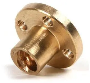 funssor 1pcs TR8x2/TR8x4/TR8x8 ACME BRASS NUT for lead screw for Reprap 3D printer and CNC mill funssor 1pcs TR8x2/TR8x4/TR8x8 ACME BRASS NUT for lead screw for Reprap 3D printer and CNC mill