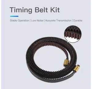 CREALITY 3D Printer Parts Black X Axis Synchronous Belt Kit 2GT W6 L1000mm For Sermoon D1/Ender-2 Pro Printer CREALITY 3D Printer Parts Black X Axis Synchronous Belt Kit 2GT W6 L1000mm For Sermoon D1/Ender-2 Pro Printer