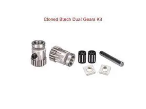 1Set 3D Printer Accessories MK2/MK3 Cloned Btech Dual Gears DIY Kit Steel Pulleys Kit 3D Printer Gears Extrusion Wheel 1Set 3D Printer Accessories MK2/MK3 Cloned Btech Dual Gears DIY Kit Steel Pulleys Kit 3D Printer Gears Extrusion Wheel