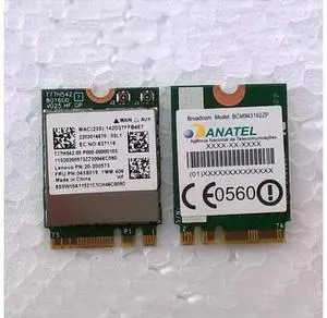 Broadcom 1x1ac+BT4.0 M.2 Combo Card For Lenovo G40-30 G40-45 G40-70 G40-70m Z40-70 Z40-75 G40-80 Series Broadcom 1x1ac+BT4.0 M.2 Combo Card For Lenovo G40-30 G40-45 G40-70 G40-70m Z40-70 Z40-75 G40-80 Series