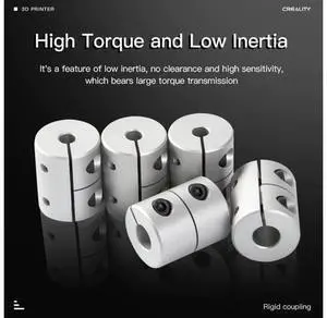CREALITY 3D Printer Parts 5*8mm Rigid Coupling Kit 2PCS/Lot With Screw For Stepper Motor Ender-3 CR-10 Series FDM Printer CREALITY 3D Printer Parts 5*8mm Rigid Coupling Kit 2PCS/Lot With Screw For Stepper Motor Ender-3 CR-10 Series FDM Printer