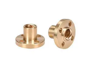 BIQU 3D printer parts Copper Trapezoidal Screw Nut for T8 Screw T8 nuts stepper motor, rail screw BIQU 3D printer parts Copper Trapezoidal Screw Nut for T8 Screw T8 nuts stepper motor, rail screw