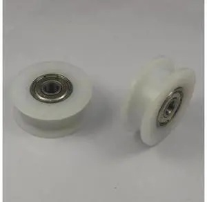 Funssor 4pcs *dual bearing smooth TIMING BELT adjustable idler wheel delrin POM H wheel 5 mm bore REPRAP DIY Funssor 4pcs *dual bearing smooth TIMING BELT adjustable idler wheel delrin POM H wheel 5 mm bore REPRAP DIY