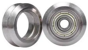 BIQU Reprap Openbuilds V-type wheel with 625ZZ Bearings Stainless steel Metal Double V Pulley Gear Aluminum For 3D Printer BIQU Reprap Openbuilds V-type wheel with 625ZZ Bearings Stainless steel Metal Double V Pulley Gear Aluminum For 3D Printer