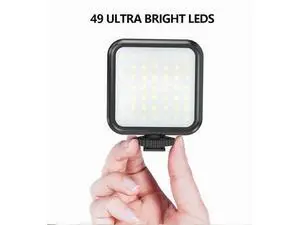 Jumpflash LED-L49R Mini Soft Light Diffuser 49 LED Camera Lamp Triple Cold Shoe Jumpflash LED-L49R Mini Soft Light Diffuser 49 LED Camera Lamp Triple Cold Shoe