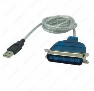 Câble adaptateur USB 1.2 à parallèle IEEE 2.0, câble pour imprimante centronique 36 broches, 1284 M Câble adaptateur USB 1.2 à parallèle IEEE 2.0, câble pour imprimante centronique 36 broches, 1284 M