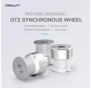 CREALITY 3D Printer Parts 3Pcs/Lot 2GT-D5-20 Gear Teeth-6mm Width Synchronous Wheel White For Sermoon D1 CREALITY 3D Printer Parts 3Pcs/Lot 2GT-D5-20 Gear Teeth-6mm Width Synchronous Wheel White For Sermoon D1