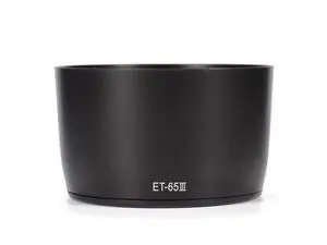 ET-65III Dedicated Camera Lens Hood Shade for Canon EF 85mm f/1.8 USM & EF 100mm f/2.0 ET-65III Dedicated Camera Lens Hood Shade for Canon EF 85mm f/1.8 USM & EF 100mm f/2.0
