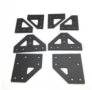 upgrade AM8 A8 4mm aluminum bottom tee plate top corner plate bottom corner plate kit for AM8 3D Printer Extrusion Metal Frame upgrade AM8 A8 4mm aluminum bottom tee plate top corner plate bottom corner plate kit for AM8 3D Printer Extrusion Metal Frame