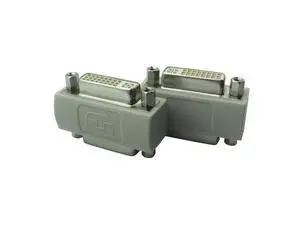 DVI 24 + 5 coupleurs femelles vers femelles, adaptateur de montage à cloison, plaqué Nickel Beige DVI 24 + 5 coupleurs femelles vers femelles, adaptateur de montage à cloison, plaqué Nickel Beige