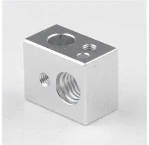 funssor 1pcs MK10 heater block M7 threaded for Wanhao 3D printer thermistor version funssor 1pcs MK10 heater block M7 threaded for Wanhao 3D printer thermistor version