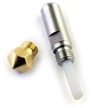MK10 Nozzle Thermal Barrier Tube Throat set 0.4mm nozzle for FlashForge Creator Wanhao CTC 3D Printer Extruder MK10 Nozzle Thermal Barrier Tube Throat set 0.4mm nozzle for FlashForge Creator Wanhao CTC 3D Printer Extruder