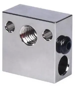 CR10 Heater Block Plated Copper Swiss CR 10 Hotend Heat Block For MK8 Silicone Socks Nozzle DDB Extruder Cr10s Ender3 Upgrade CR10 Heater Block Plated Copper Swiss CR 10 Hotend Heat Block For MK8 Silicone Socks Nozzle DDB Extruder Cr10s Ender3 Upgrade