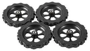 CREALITY 3D Printer Accessories 4Pcs/Lot Black Hand Twist Leveling Nuts D60*9mm CREALITY 3D Printer Accessories 4Pcs/Lot Black Hand Twist Leveling Nuts D60*9mm