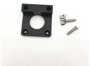 Funssor 1pcs black color aluminum Creality CR-10 Z Motor Bracket with screw nuts Funssor 1pcs black color aluminum Creality CR-10 Z Motor Bracket with screw nuts