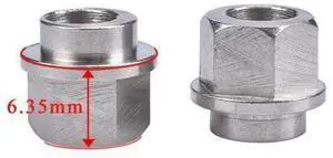 BIQU 10PCS 3D printer parts Openbuilds eccentric column / isolation column hexagonal bore 5MM 6.35MM Stainless steel BIQU 10PCS 3D printer parts Openbuilds eccentric column / isolation column hexagonal bore 5MM 6.35MM Stainless steel
