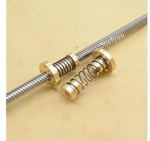 Fussor 1 PCS TR8x8 Anti-backlash Spring loaded Nut For 8mm Acme threaded Rod Lead screws Fussor 1 PCS TR8x8 Anti-backlash Spring loaded Nut For 8mm Acme threaded Rod Lead screws