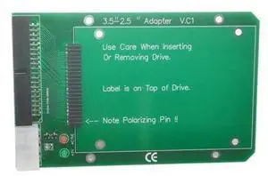 Adaptateur 2.5 "IDE vers 40" 3.5 "3.5" pour ordinateur portable, pour disque dur Adaptateur 2.5 "IDE vers 40" 3.5 "3.5" pour ordinateur portable, pour disque dur