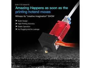 CREALITY 3D Ender-3 V2 Hotend Kit Heater Block Silicone Cover Gift CREALITY 3D Ender-3 V2 Hotend Kit Heater Block Silicone Cover Gift