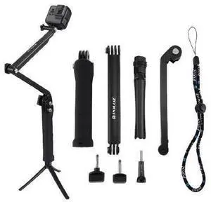 PULUZ PU202 Handheld Monopod Selfie Stick 3-Way Grip Arm Tripod for GoPro Hero PULUZ PU202 Handheld Monopod Selfie Stick 3-Way Grip Arm Tripod for GoPro Hero