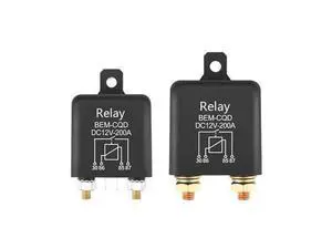 Automotive Relay 120A High Current, 200A DC 12V Main Power Supply for Startup, Long-Term 24V High Power, 4 Pins 1PCS (Color : 120A, Size : 12V Non-Stop type-01) Automotive Relay 120A High Current, 200A DC 12V Main Power Supply for Startup, Long-Term 24V High Power, 4 Pins 1PCS (Color : 120A, Size : 12V Non-Stop type-01)