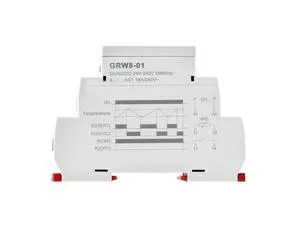 GRW8 Din Rail Temperature Control Relay 16A Wide Range Voltage AC/DC24-240V with Waterproof Sensor (Size : GRW8-01 5m Sensor) GRW8 Din Rail Temperature Control Relay 16A Wide Range Voltage AC/DC24-240V with Waterproof Sensor (Size : GRW8-01 5m Sensor)
