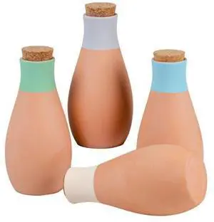 4 Pack Terracotta Self-Watering Spikes for Plants, Large Ceramic Garden Watering Spikes, Vibrant Colors Reducing Water Waste 4 Pack Terracotta Self-Watering Spikes for Plants, Large Ceramic Garden Watering Spikes, Vibrant Colors Reducing Water Waste
