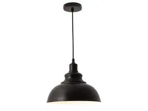 Black Retro Pendant Light, 13.8 in Industrial Hanging Lamp, Adjustable 47.2 in Cord, Led Bulb for Dining/Restaurant Black Retro Pendant Light, 13.8 in Industrial Hanging Lamp, Adjustable 47.2 in Cord, Led Bulb for Dining/Restaurant
