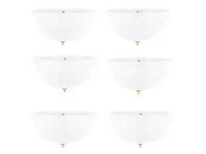 Round Lamp Shades 7.75 In, 6 Pcs Milk White Acrylic Light Cover For Bedroom, Living Room And Study Bulb Lampshade Round Lamp Shades 7.75 In, 6 Pcs Milk White Acrylic Light Cover For Bedroom, Living Room And Study Bulb Lampshade