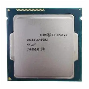 CPU forXeon E3-1240 V3 E3 1240 V3 E3 1240v3 3.4 GHz Quad-Core Eight-Thread CPU Processor 8M 80W forLGA 1150 CPU forXeon E3-1240 V3 E3 1240 V3 E3 1240v3 3.4 GHz Quad-Core Eight-Thread CPU Processor 8M 80W forLGA 1150