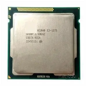 CPU forXeon E3-1275 E3 1275 3.4 GHz Quad-Core CPU Processor 8M 95W forLGA 1155 CPU forXeon E3-1275 E3 1275 3.4 GHz Quad-Core CPU Processor 8M 95W forLGA 1155
