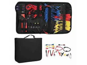 Multi Function Automotive Circuit Test Leads Kit, Wiring Diagnostic Cables with Variable Resistors and LED Indicators for ECU Sensor Simulation, Compatible with European Japanese Multi Function Automotive Circuit Test Leads Kit, Wiring Diagnostic Cables with Variable Resistors and LED Indicators for ECU Sensor Simulation, Compatible with European Japanese