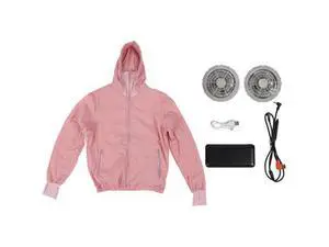 Women's Cooling Fan Jacket, Air Conditioned Jacket with 2 Fans, USB Powered 20000mAh Battery, Sunproof Lightweight Breathable Cooling Vest for Outdoor Work and Summer Women's Cooling Fan Jacket, Air Conditioned Jacket with 2 Fans, USB Powered 20000mAh Battery, Sunproof Lightweight Breathable Cooling Vest for Outdoor Work and Summer