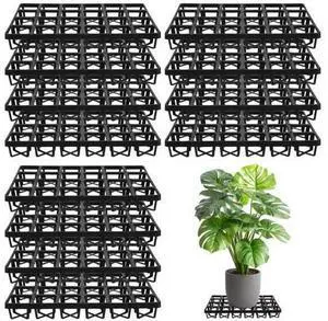 12 Pcs Black Plant Pot Risers, Rectangle Plant Stand Holders, Patio Plant Level Elevators for Indoor Outdoor Gardens 12 Pcs Black Plant Pot Risers, Rectangle Plant Stand Holders, Patio Plant Level Elevators for Indoor Outdoor Gardens