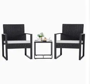 Outdoor furniture set - woven sofa for garden, terrace and balcony Outdoor furniture set - woven sofa for garden, terrace and balcony