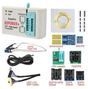 EZP2023+ High-speed SPI FLASH Programmer 24/25/93 BIOS 25T80 Burn-in Copy Off-line Replication EZP2023+ High-speed SPI FLASH Programmer 24/25/93 BIOS 25T80 Burn-in Copy Off-line Replication