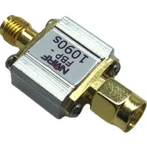 1090 MHz ADS-B aviation frequency band, band-pass SAW filter, SMA interface narrowband high-frequency filter 1090 MHz ADS-B aviation frequency band, band-pass SAW filter, SMA interface narrowband high-frequency filter